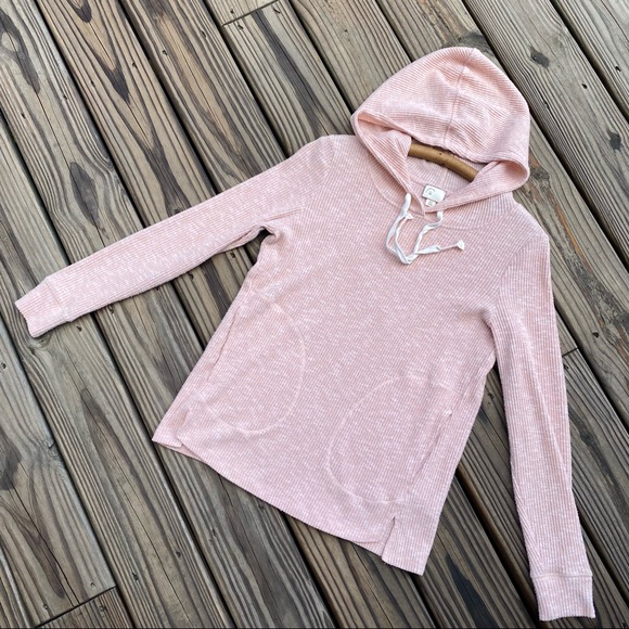 Anthropologie Tops - Postmark by Anthropologie Rosalie Ribbed Hoodie